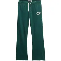 Superdry pour femme. W7011094A Pantalon de jogging évasé Athletic Essentials vert (XS), Casuel, Coton