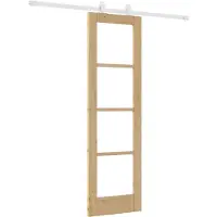 vidaXL Porte coulissante ORKDAL Nature 61 x 198,5 cm