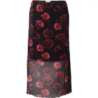 ONLY Jupe 'CARROSETTA' rouge clair / rouge foncé / noir