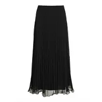 Vila Calla Ankle Midi Skirt Noir 34 Femme