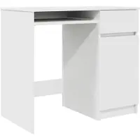 vidaXL Bureau blanc 86x49x76 cm Bois composite