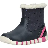 Geox Bottes bleu marine / rose