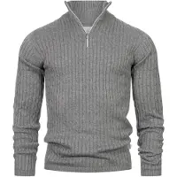 Kronstadt Pull-over 'Cable' gris