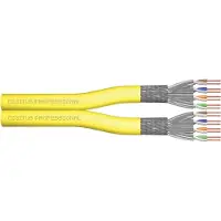 Digitus DK-1743-A-VH-D-5 Instal-kab Cat7a S/FTP tw.Pair 500m gelb AWG22/1 (Speditionsversand)