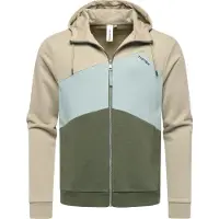 Ragwear Veste de survêtement 'Wilso' beige / bleu pastel / olive