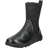 Softinos Bottes noir / noir chiné