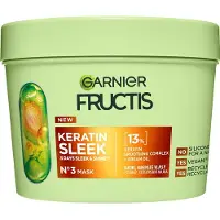 Garnier Fructis Keratin Sleek masque cheveux pour cheveux secs et abîmés 370 ml
