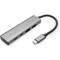 Digitus DA-70245 USB-Hub DA-70245 4-fach grau