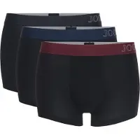 JOOP! Boxers bleu foncé / rouge foncé / noir / blanc