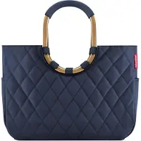 Reisenthel Cabas bleu foncé / or