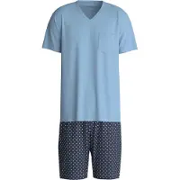 Calida Pyjama court bleu marine / turquoise / opal / blanc