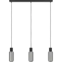 Eglo Lampe suspendue 3 lumières Majone noir
