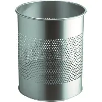 Durable Corbeille à papier Executive, Poubelle, Argent, Gris