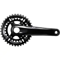 Shimano Deore Xt M8100 Hollowtech Ii Crankset Noir 170 mm / 36/26t