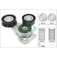 Schaeffler INA Tendeur de courroie, courroie trapézoïdale à nervures 534 0309 10