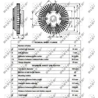 NRF Embrayage, ventilateur de radiateur 49549