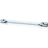 Toptul Clé à douille 17x19 mm beidseitig mit Gelenk