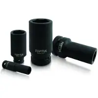 Toptul Douille à choc 3/4 pouces 36 mm 6-kant lang