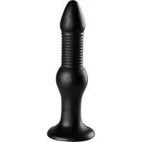 BUTTR - plug anal - forme bombée - silicone noir