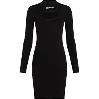 Karl lagerfeld Jeans A4w13010 Long Sleeve Dress Noir XS Femme