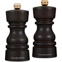 Cole & Mason London Set cadeau hêtre teinté foncé 13 cm
