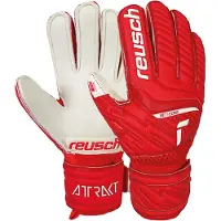Reusch Gants de sport 'Attrakt Silver Junior' rouge / blanc