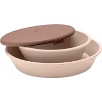 BIBS Diversification et set d'assiettes d'alimentation, Blush, Bavoirs