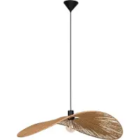Eglo Suspension - 80 x 110 cm - Marron - Noir - Cordage - Acier