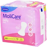 Hartmann MoliCare Premium lady Pad 3 gouttes 12 pc(s) Protections pour incontinence