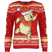 Winnie L'Ourson Pull de Noël Disney de - Dancer - S - XL - pour Femme - multicolore - Taille XL
