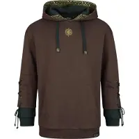 The Lord Of The Rings Sweat-shirt à capuche de - Hoodie Rohirrim - Oversize - S - XXL - pour Homme - marron - Taille S