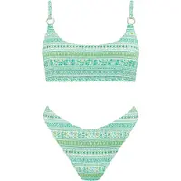 C&City Bikini azur / bleu clair / jaune pastel / vert clair