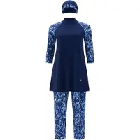 C&City Maillot de bain marine / bleu néon