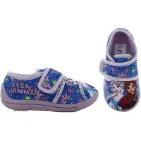 Disney Frozen Chaussons d'intérieur pour filles, marque Leomil, couleur bleue, modèle de loisirs
