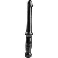Doc Johnson - dildo anal à poignée - silicone noir