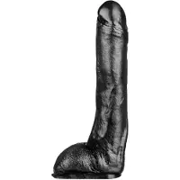 All Black Dildo All Black 15 Musta - Freddie