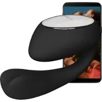 LELO Ida Wave - Vibromasseur rotatif vibrant contrôlé par application (noir)