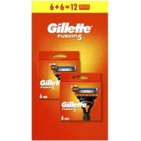 Gillette Lames de rechange pour rasoir Fusion5, 12 pièces Original