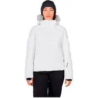 Rossignol - Veste de ski protectrice et isolante - W Staci Insulated Jacket White pour Femme - Taille M - Blanc