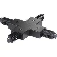 Nordlux Link Connecteur en X pour rails d'alimentation Noir mat