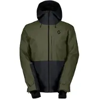 SCOTT Ultimate Dryo 10, veste de ski, homme, vert foncé/noir