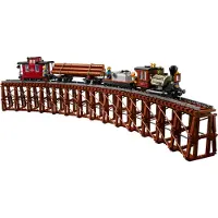 LEGO Transport de bois par voie ferrée - Bricklink 910035