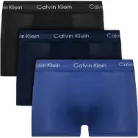 Calvin Klein 0000u2664g Low Rise Boxers 3 Units Bleu,Noir XS Homme