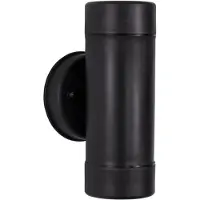 Nova Luce Projecteur rond Limbio Haut et bas noir