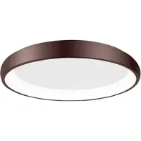 Nova Luce Albi LED à intensité variable, Variante : Ø 610 x 85 mm, 50 W, brun