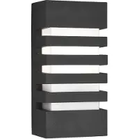 Searchlight LED Extérieur & Véranda Applique murale grillagée - Gris foncé