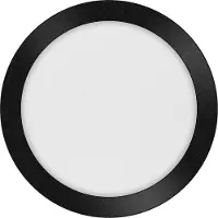 Eth Plafonnier LED Anne 15w - 2700K - Ø26cm noir
