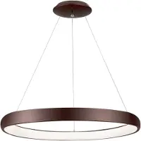 Lyora Suspension design Albi marron café Ø 81cm