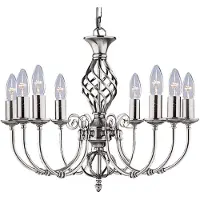 Searchlight Lustre en argent antique Zanzibar