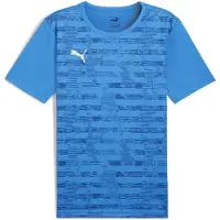 Puma Rise Graphic Short Sleeve T-shirt Bleu S